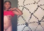 Records Her Friend Naked Boobs